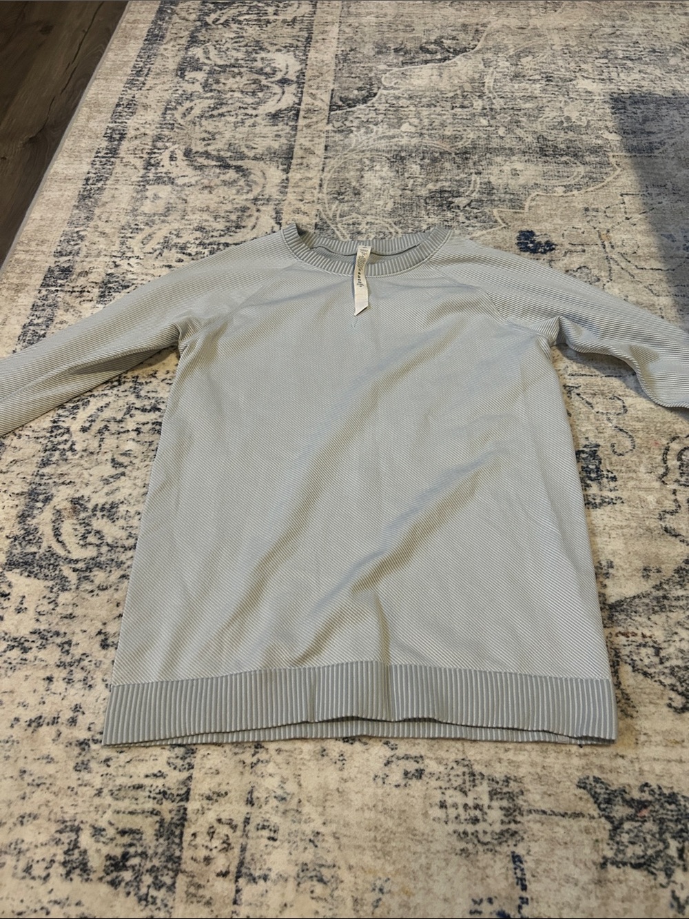 lululemon athletica Light Blue Crewneck Sweater